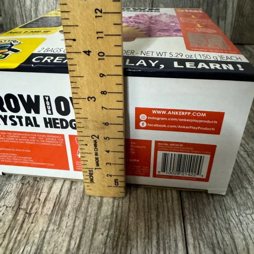 New Grow Your Own Crystal Hedgehog, Pink, Science Kit STEM Adventure Club